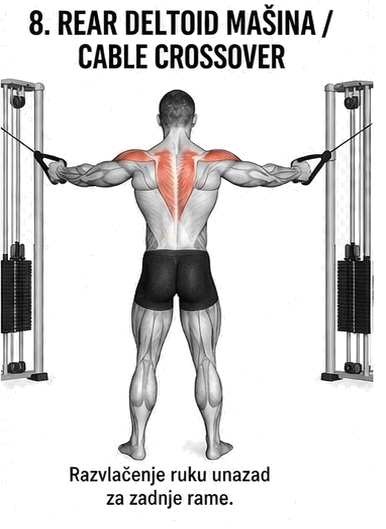 rear deltoid muscules worked