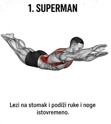 supermen vezba